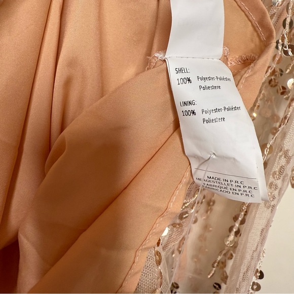 Cupshe x Gabby Windey Bright Spark Sequin Mesh Fringe Mini Dress Fairycore - Picture 14 of 14